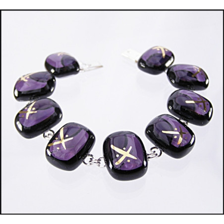 Bransoleta mała z kolekcji Kandinsky Fiolet