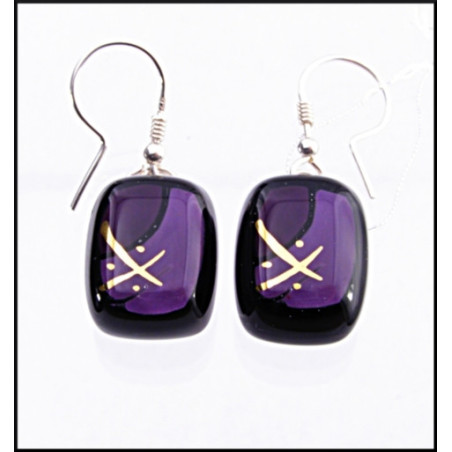 Kolczyki z kolekcji Kandinsky Fiolet 15/20