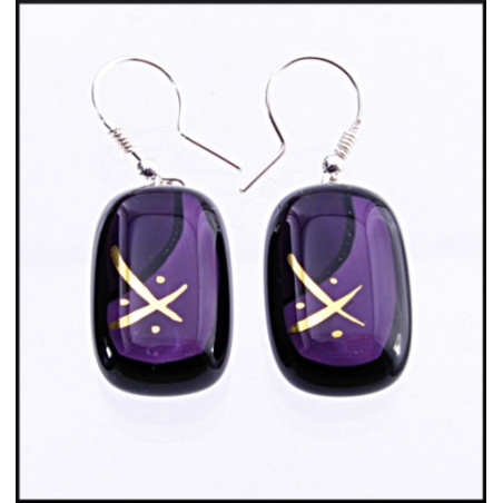 Kolczyki z kolekcji Kandinsky Fiolet 15/25