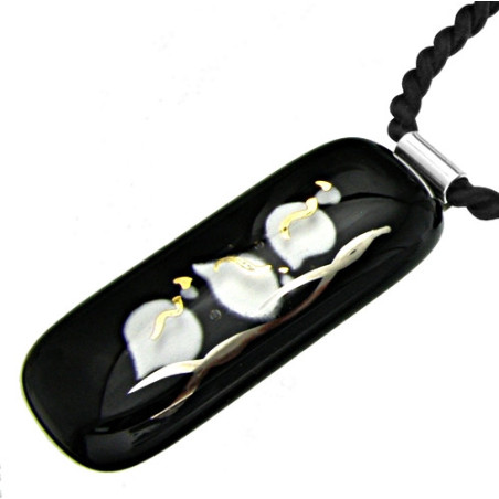 Wisior z kolekcji Czar Natury Czarne 50/20