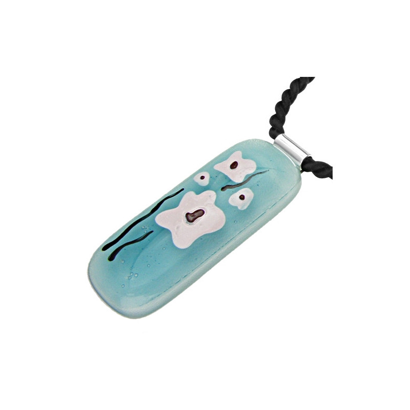 Wisior z kolekcji Magnolia Zielona 50/20