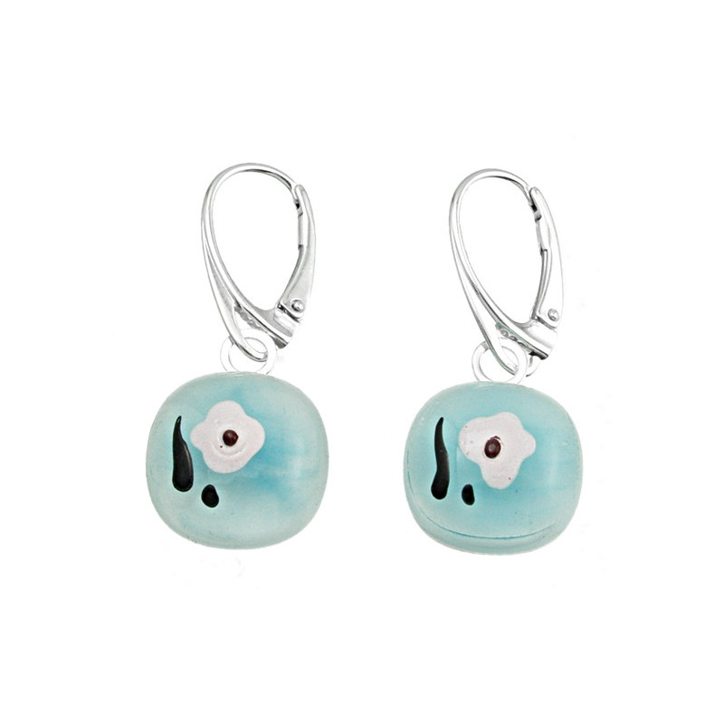 Kolczyki wiszące z kolekcji Magnolia Zielona 15