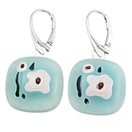 Kolczyki wiszące z kolekcji Magnolia Zielona 20