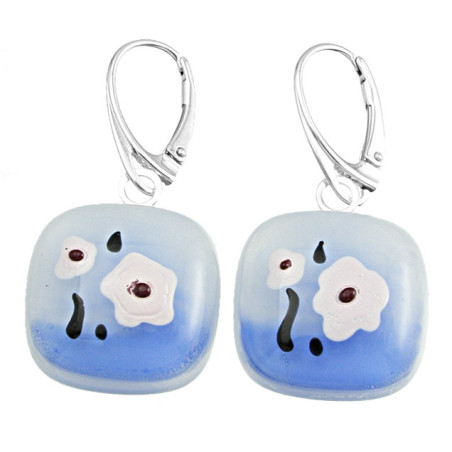 Kolczyki wiszące z kolekcji Magnolia Niebieska 20