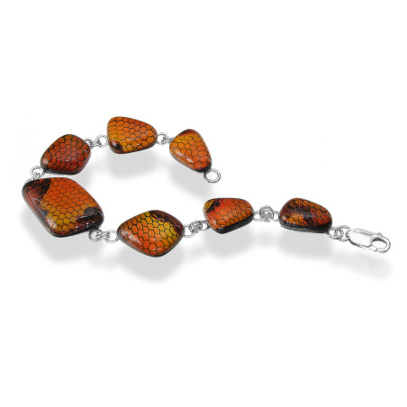 Bransoleta srebrna z kolekcji Kobra