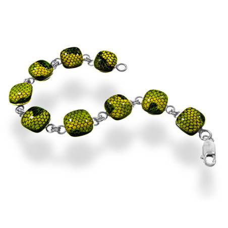 Bransoleta z kolekcji Kobra Zielona 15